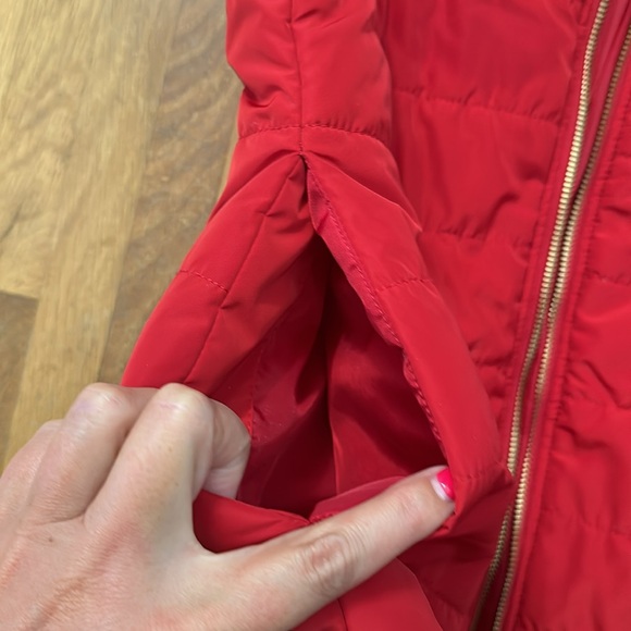 *last chance!!* MICHAEL Michael Kors | Women’s red vest with gold zipper - Picture 4 of 16